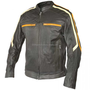 Veste de Moto pour homme, veste de course de Moto, veste de Moto en cuir, vêtements manteau coupe-vent - Product Image 5