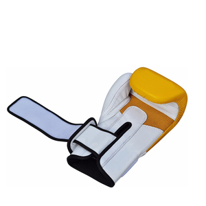 Guante de boxeo de cuero genuino con logotipo personalizado y color Venta caliente Guantes DE LUCHA Guantes de boxeo de cuero para hombres - Product Image 3