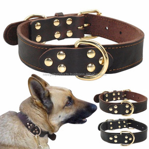 Manufacturer Custom Design Heavy Duty Leather Dog <b>Collar</b> <b>Lace</b> Wholesale Pet Accessories Supply Animal Plastic Best Price - Product Image 3