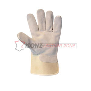 Guantes DE TRABAJO DE SEGURIDAD DE CUERO dividido con función antiimpacto - Product Image 5