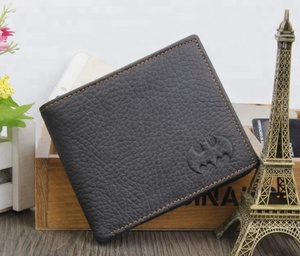 Portefeuille pour jeune homme en cuir véritable, première couche de cuir de vache, Batman - Product Image 3