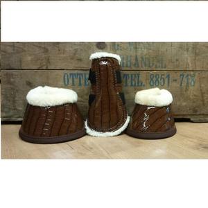 Marque Croco Syn. Bottes de cheval en cuir multicolore avec logo personnalisé - Product Image 1