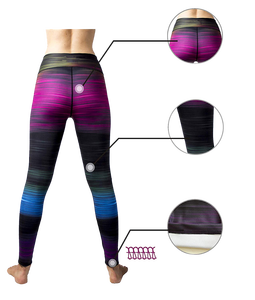 Leggings de yoga taille haute avec coutures collants d'entraînement avec logo personnalisé pour femmes, idéaux pour le yoga, la gym et les modes de vie actifs - Product Image 5