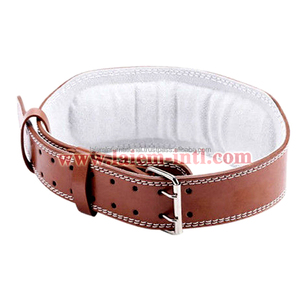 Steel Cowhide Leather Split Gym Belt with Custom Logo for Fitness Training Workout <b>Weight</b> <b>Lifting</b> <b>Equipment</b> Accessory - Product Image 6