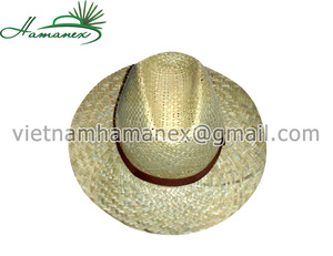Sombreros de paja de algas marinas naturales de playa Panamá lisos plegables personalizados unisex - Product Image 3