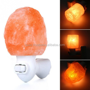 Lampe à sel en cristal himayan en forme de cylindre, lumière de nuit, purificateur d'air, USB, - Product Image 5