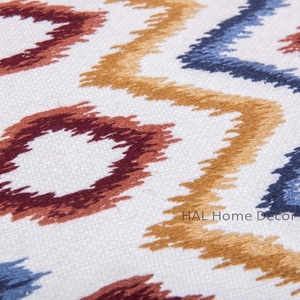 Indian Wholesale Ikat <b>Design</b> Embroidered Decorative Pillow <b>Covers</b>, Home Decorative Indian <b>Cushion</b> <b>Cover</b> - Product Image 6