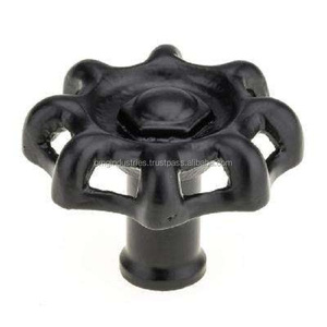 Acheter un bouton de meuble rond en laiton noir, poignée de tirage pour armoire, bouton pour cuisine et chambre à coucher, commode et tiroir, bouton en fer - Product Image 2