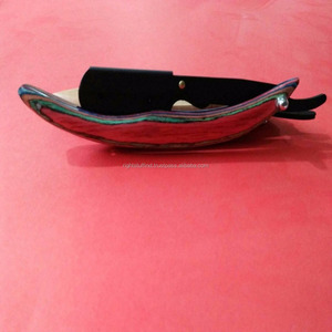 Couteau de rasoir professionnel à bord droit en acier inoxydable, outil de rasage des sourcils et de la barbe, 1 pièce - Product Image 2