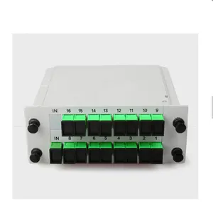 FTTH kaset SC APC/UPC Fiber Splitter 1x8 1x16 LGX kutu PLC Splitter