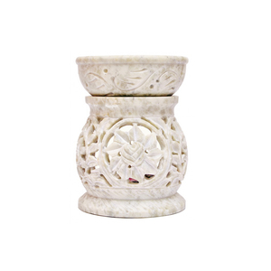 Beautiful Decorative Soapstone Aroma Oil Burner - Product Image 1