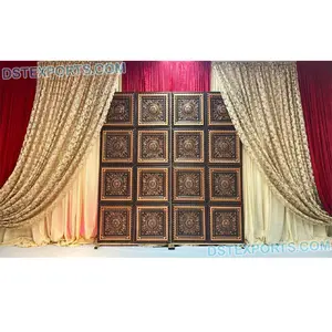 Marco de puerta de escenario de boda antiguo El mejor panel de puerta Decoración DE BODA Marcos de puerta de fibra para decoración de escenario Fabricante Oferta DE VENTA DE EE. UU. - Product Image 1
