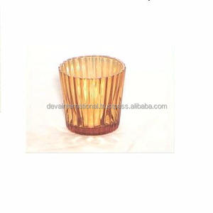 Soporte votivo de cristal para decoración interior del hogar, candelabro de METAL con diseño de estilos de luz de té - Product Image 5