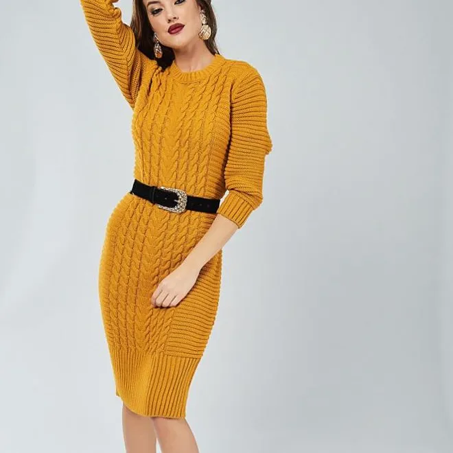 Women Stylish Knitted Wholesale Dress