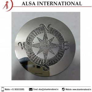 Precio asequible Mayorista Posavasos de metal personalizado Fabricante de pedidos en línea de exportador indio - Product Image 5