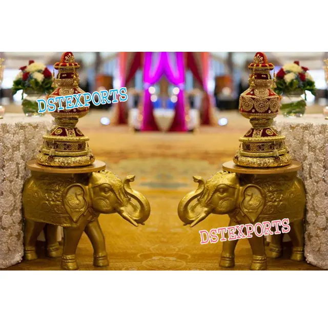 Small Elephant Table Decoration Statues, Marriage Decoration Indian Wedding, Best Indian Wedding Decoration