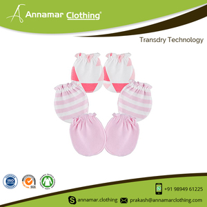 OEM Service Wholesale 100% Cotton Baby Mittens with Private Label - Product Image 6