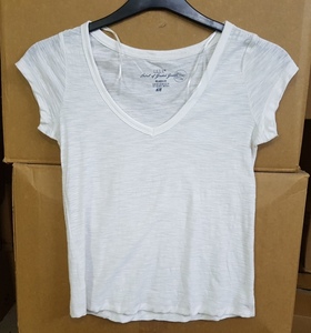 เสื้อผ้าบังกลาเทศเสื้อยืดสีทึบสำหรับสตรีสินค้าส่งออกคุณภาพสูงเสื้อยืด100% สำหรับฤดูใบไม้ผลิการใช้งานแบบลำลองฤดูร้อนยกเลิกการจัดส่งเป็นจำนวนมาก - Product Image 4