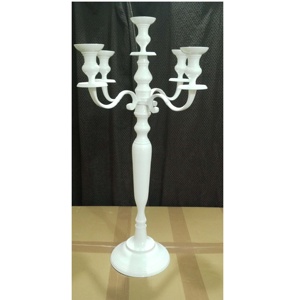 Candelabro blanco para boda, centro de mesa, decoración de Iglesia, spa - Product Image 1