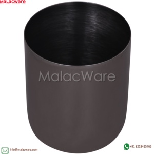 โหลเทียนโลหะเคลือบเงาสำหรับตกแต่งบ้านเทียนสีดำงานแฮนด์เมด - Product Image 2