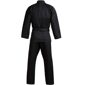 Uniforme de Karate de 100% algodón, etiqueta personalizada de la mejor calidad y bordado personalizado, color negro - Product Image 2