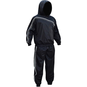 100% polyester nylon survêtement hommes coupe-vent chaud sport Jogging survêtement haut et bas ensemble - Product Image 2