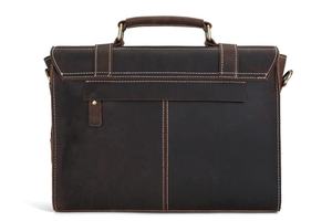 Handmade Vintage Style <b>Leather</b> Briefcase <b>Bag</b> Genuine <b>Leather</b> <b>Laptop</b> <b>Bag</b> From India - Product Image 3