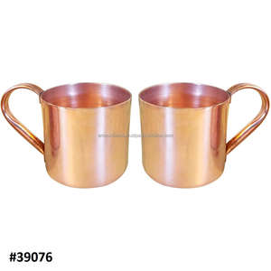 Ensemble de 4 Cuivre Tasse Restaurant Utilisé Cuivre Tasse Mint Julep Tasse - Product Image 4