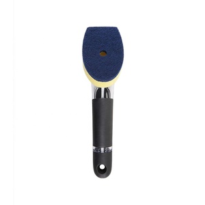 Soap Dispensing Brush Bottle <strong>Dish</strong> Brush All-Purpose Scrubbing <strong>Dish</strong> <strong>Wand</strong> with Scraper Edge - Product Image 5