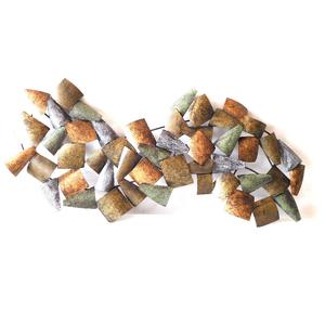 Venta caliente Art Deco Design Multi-Color Decorativo Metal Arte de la pared para la decoración del hogar - Product Image 3