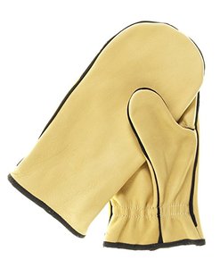 Gants de Ski en cuir pour hommes et femmes, mode automne, hiver froid, météo froid, mitaines en cuir pour enfants - Product Image 2
