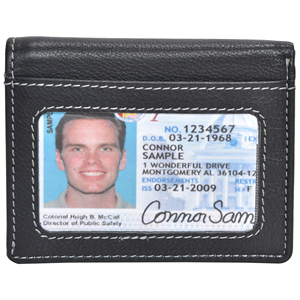 Best Selling Napa Genuine <b>Black</b> Leather RFID Card <b>Wallet</b> Minimalist Slim Design <b>for</b> <b>Men</b> and Women Daily Use Available <b>For</b> Sale - Product Image 3