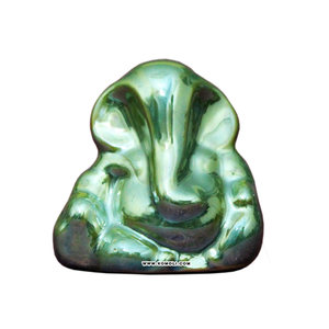 รูปปั้นพระพิฆเนศเซรามิกหลากสีสำหรับตกแต่งบ้านวิหารพูจา & ของขวัญ - Product Image 1