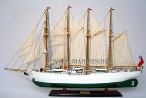 Accessoire de jouet gonflable de bateau d'artisanat de modèle en bois d'ESMERALDA - Product Image 2