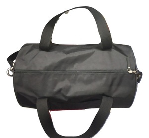 Sac de sport en nylon et cuir noir pour usage extérieur Sacs de sport de qualité supérieure - Product Image 3