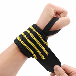 Correas de muñeca deportivas personalizadas para levantamiento de pesas, envolturas de muñeca para fitness, gimnasio, culturismo, servicio OEM disponible - Product Image 2