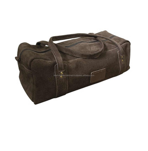 SHEMAX 2024 TOP QUALITY HOT SELLING CUSTOM WHOLESALE OEM MADE in PAKISTAN LEATHER BROWN TOOL BAG - Product Image 1
