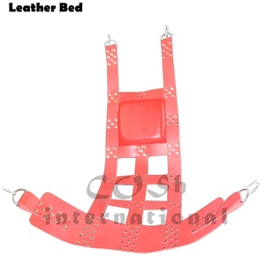 Rouge Chrome Strict Cuir En Acier Inoxydable Rustless Hardwear Sexe Swing Swing Adulte Jouer - Product Image 2