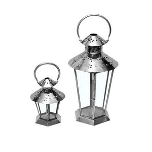 Iron and Glass Etched Design <b>Candle</b> <b>Lantern</b> for Home Office Wedding Decoration Metal <b>Candle</b> Holders and Jars - Product Image 5