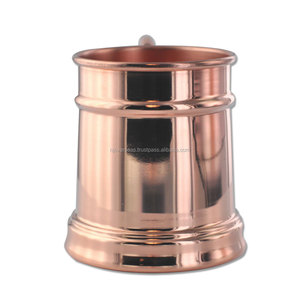 Tazas de mula de Moscú hechas a mano de cobre sólido, accesorios de barra de Metal Premium para cócteles, Vasos - Product Image 4