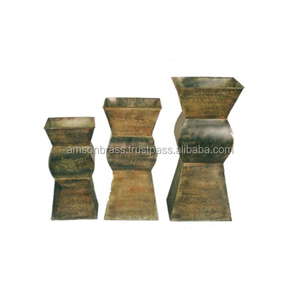 Jarrón de decoración de mesa de Metal para mesa de bodas, jarrón de Metal de diseño clásico para el hogar/granja/restaurante, florero de decoración - Product Image 6