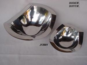 Cuencos de servir de aluminio fundido Placa de metal de grado alimenticio pulido con espejo - Product Image 6