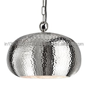 Lampe à suspension martelée en cuivre - Product Image 4