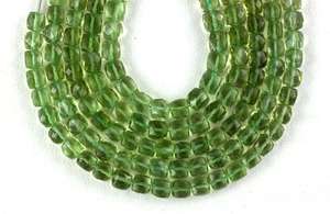 Cuentas de forma de cubo liso de piedras preciosas de amatista verde natural fabricante al por mayor genuina de alta calidad - Product Image 3