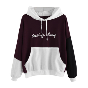 Felpe con Cappuccio di Lusso per Donne e Ragazze, Taglie Forti, Autunnali, in Maglia, Manica Lunga, Pullover con Cappuccio, Top <span class=keywords><strong>Oversize</strong></span> - Product Image 2