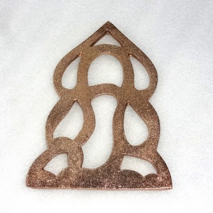 Offre Spéciale bonne qualité personnaliser couleurs Coeur en métal Forme Dessous De Plat Pour résistant à la chaleur - Product Image 4