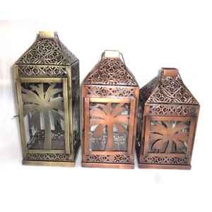 New Christmas Decorative New Design Filigree Candle Lantern with Glass - Product Image 5