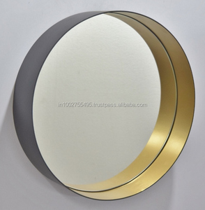Miroir mural rond en or contemporain Décoration de la maison et de l'hôtel Décoration murale du salon Design élégant Pâques - Product Image 6