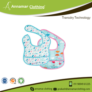 Bavoirs pour bébé en coton biologique imperméable - Product Image 2