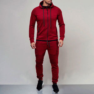 Men Tracksuit Jogging Hoodie Coat Jacket + Trousers <b>Pants</b> Sports Sweat <b>Suit</b> Set Tracksuits - Product Image 1